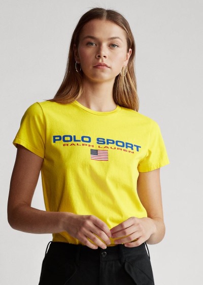 Polo Ralph Lauren Polo Sport Crewneck T Shirt Dame Danmark (WKAYJ7530)